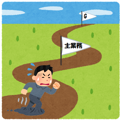 目的まで時間がかかる